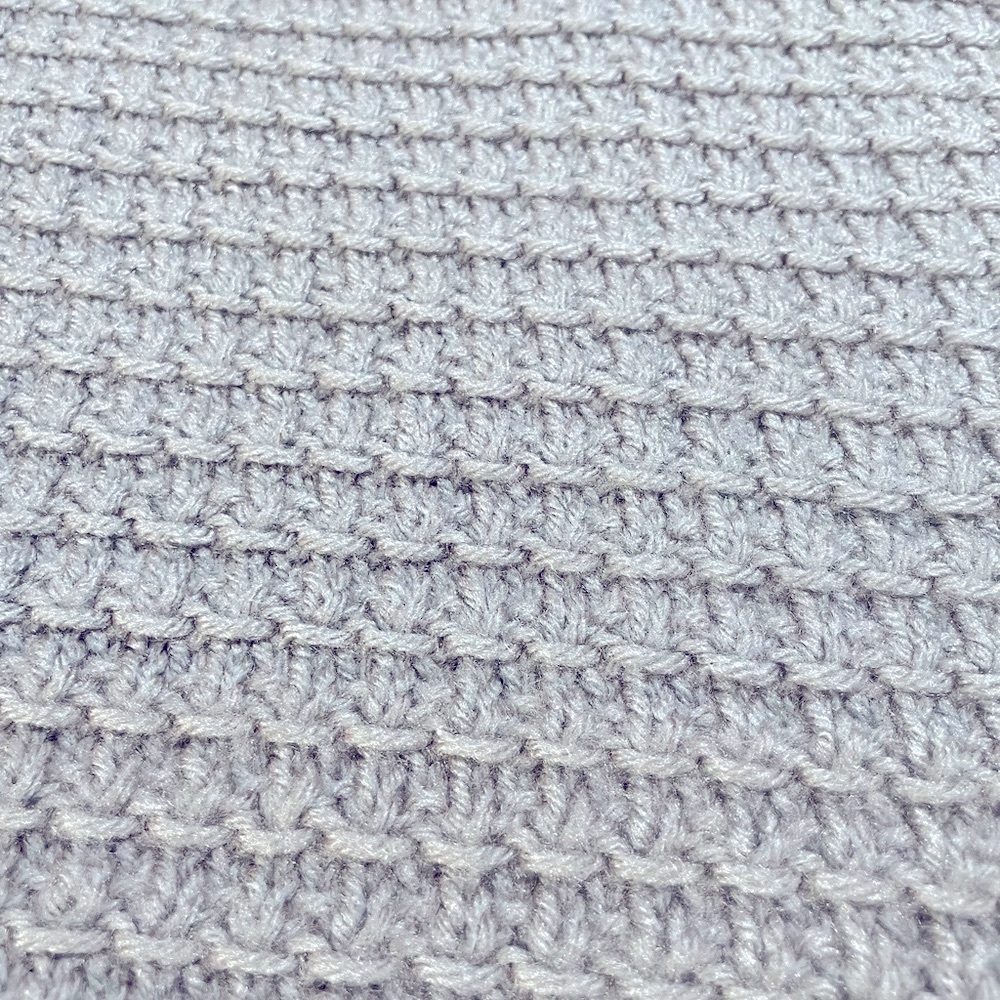Hand Knitted by owner Cozy Knit Gray Sweater